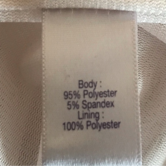 Sexy Jennifer Lopez low-back dress. Fully Lined. Tan & black size L - Picture 6 of 6